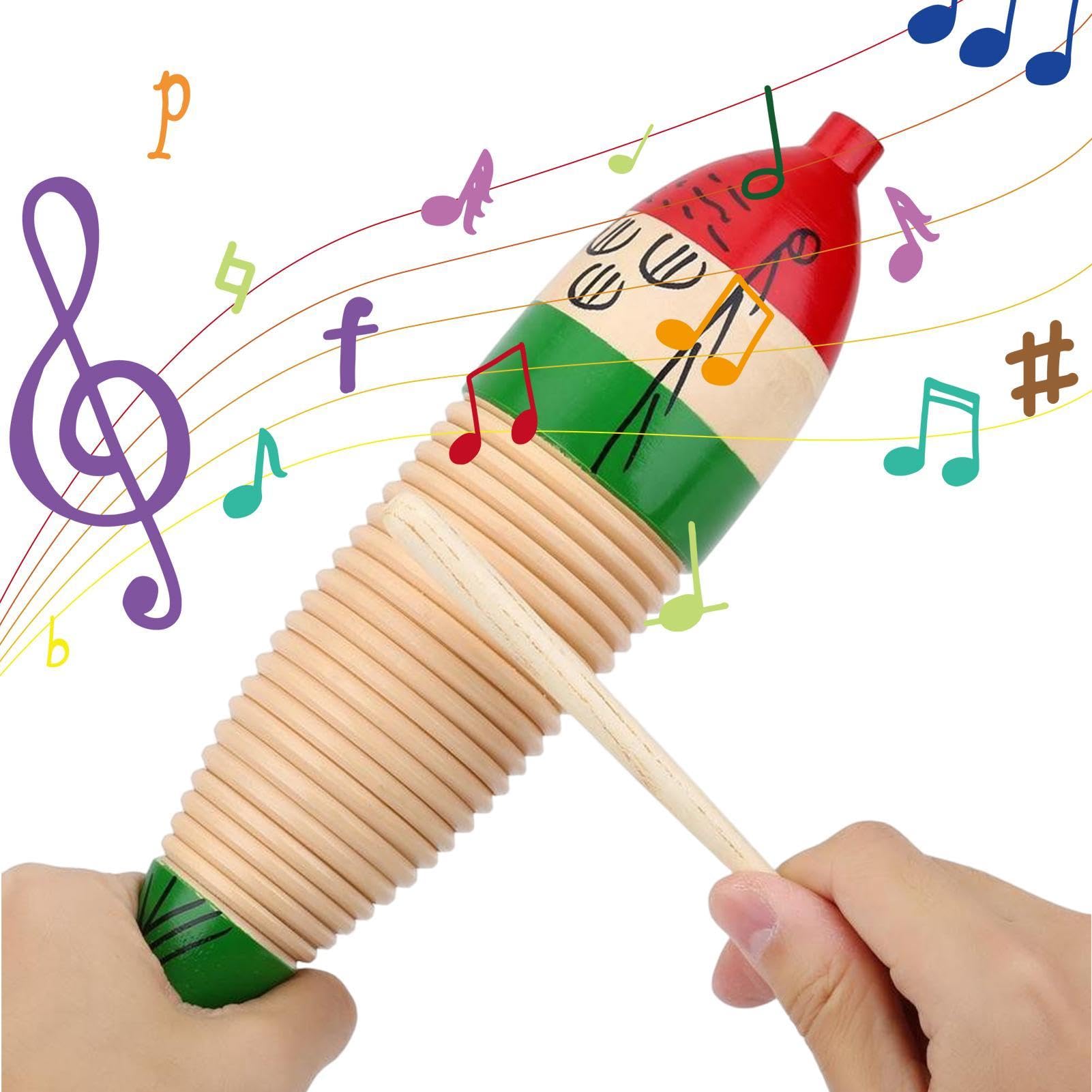 楽器 ギロ Amazon | Guiro 打楽器 | 木製ギロ ミュージカル 玩具 | Guiro